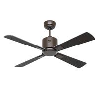 Smart Ventilador de Techo con Mando a Distancia Dc Neo 103cm Bronce Wenge Plata
