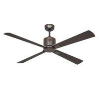 Smart Ventilador de Techo con Mando a Distancia Dc Neo 132cm Bronce Wenge Plata