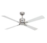 Smart Ventilador de Techo Control Remoto Dc Neo 132cm Mate Cromo Blanco Gris