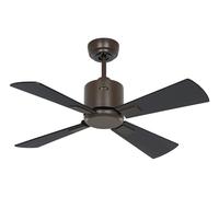 Smart Ventilador De Techo DC Con Control Remoto NEO 92 Cm Bronze Negro/Teak