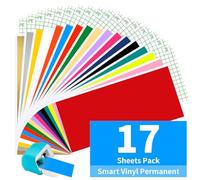 Smart Vinyl Permanent para Cri-cut Joy, 14x30,5cm Vinilo adhesivo inteligente, película de trazador autoadhesiva para tazas, automóviles, pancartas