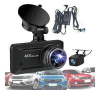 Smart Vision Recorder - CAM for Safety | 4K Resolution with Wide Angle Lens, Compact Car Monitoring Device, Night Vision Parking Assistant, Driving Security System for Road Trips