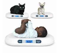 Smart Weigh Báscula para bebé, balanza digital con grande retroiluminada LCD, 3 modos de pesaje y de tara, 20 kg / 44 lb