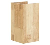 Smart+ WiFi Aplique de pared LED DecorWood (12 W, L x An x Al: 11 x 11 x 21 cm, Madera, Blanco cálido)