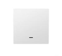Smart WiFi Wall Light Touch Panel Switch 2 4GHz Control remoto inalámbrico con activación por voz, memoria de estado de relé e indicadores LED (blanco)