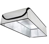 SmartATTIC - Cubierta de aislamiento para puerta de ático de 25"x54"x11", R-15 - Aluminio puro