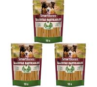 SmartBones Huesos Masticables - Snack masticable con Sabor Pollo para Perros de Todos los tamaños, Huesos de Textura Blanda, sin Cuero Crudo, 10 Piezas (Paquete de 3)