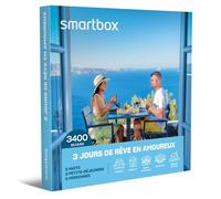 Smartbox - Caja de Regalo de 3 días de sueño para Amantes - Idea de Regalo romántica - Dos Noches con Desayuno para 2 Personas
