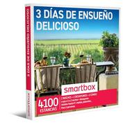 Smartbox Caja regalo 3 días de ensueño delicioso , Idea de regalo novios , 2 noches con desayuno y 2 cenas o spa para 2 personas