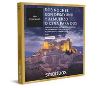 Smartbox - Caja Regalo Amor para Parejas - Dos Noches con Desayuno y Almuerzo o Cena para Dos - Ideas Regalos Originales - 2 Noches, 2 desayunos y 2 cenas con Bebidas para 2 Personas