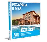 Smartbox Caja regalo Escapada 5 días , Idea de regalo para novios , 4 noches con desayuno para 2 personas