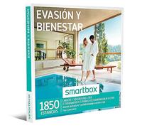 Smartbox - Caja Regalo para Hombre o Mujer - Evasión y Bienestar - Ideas Regalos Originales - 1 Noche con Desayuno y SPA, bañera de hidromasaje, Tratamiento o Cena para 2 Personas