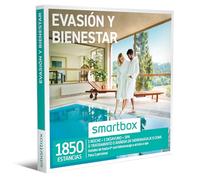 Smartbox - Caja Regalo para Hombre o Mujer - Evasión y Bienestar - Ideas Regalos Originales - 1 Noche con Desayuno y SPA, bañera de hidromasaje, Tratamiento o Cena para 2 Personas