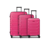 Smartbox Edition 01 4 ruedas Juego de maletas 3 piezas Con asa expansible fucsia
