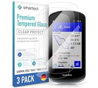 smartect Cristal Templado 3 Piezas para Garmin Edge 1040/1040 Solar | Protector Pantalla HD Antiarañazos, Vidrio Templado 0.3 mm Ultra Transparente, Dureza 9H, Resistente a Impactos, Sin Burbujas