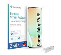 smartect TPU Protector Pantalla 2 Piezas Mate para Samsung Galaxy S24 FE | Película Protectora HD Antiarañazos, Antirreflejante, Sin Burbujas, Compatible Huella Digital, Compatible Funda