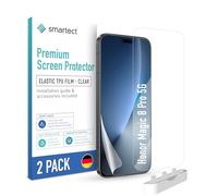 smartect TPU Protector Pantalla 2 Piezas para Honor Magic 8 Pro 5G | Película Protectora HD Antiarañazos, Ultra Transparente, Sin Burbujas, Compatible Huella Digital, Compatible Funda