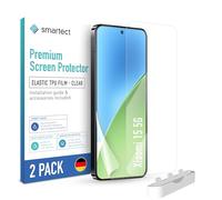 smartect TPU Protector Pantalla 2 Piezas para Xiaomi 15 5G | Película Protectora HD Antiarañazos, Ultra Transparente, Sin Burbujas, Compatible Huella Digital, Compatible Funda
