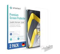 smartect TPU Protector Pantalla 2 Piezas para Xiaomi Poco M8 5G | Película Protectora HD Antiarañazos, Ultra Transparente, Sin Burbujas, Compatible Huella Digital, Compatible Funda