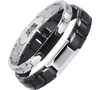 Smarter Lifestyle Elegantes Pulseras a Juego para Parejas, Juego de Pulseras a Distancia, Pulseras a Juego para Parejas de Larga Distancia, Pulsera de Amor de Acero de Grado quirúrgico, Metal