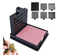 Smarter Sticky Note Kit, Sticky Note Holder + 5 Versatile Templates, for To-Do Lists, Home, Office, Master Daily Planning (Black)