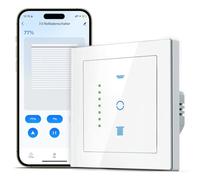 SMARTERCURRY Interruptor de persiana enrollable WiFi, [7 Gen] Temporizador de persiana enrollable para controlar persianas/toldos, compatible con Alexa/Google Assistant, 1 pieza | Blanco