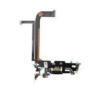 Smartex® Conector de Carga de Repuesto Compatible con iPhone 13 Pro MAX Negro - Dock de repeusto con Cable Flex