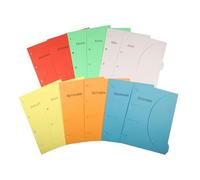 Smartfolder Calendario: 12 Smartfolder de enero a diciembre - Bolsa de almacenamiento - formato A4