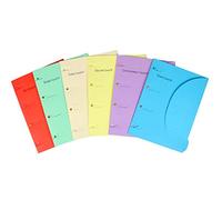 SMARTFOLDER Fr 212534 - Lote de 6 carpetas perforadas archivadas, separadores y portadocumentos SMARTFOLDER® - Especial temático gestión de crisis sanitarias, colores surtidos