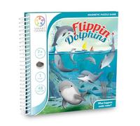 Smart Games - Flippin Dolphins | Rompecabezas Niños Y Rompecabezas Adulto | Juegos Niños 7 Años O Mas | Juegos Educativos 7 Años | Puzzle Magnetico