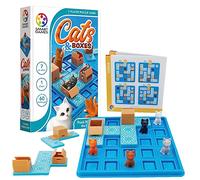 SmartGames - Gatos y Cajas, Juego de Rompecabezas con 60 desafíos, más de 7 años