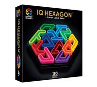 Smart Games - IQ Deluxe Hexagon | Rompecabezas Adultos De 14 Años O Más | Juego De Mesa Adulto con 120 Retos | Entretenimiento Adultos para 1 Jugador | Juegos De Viaje