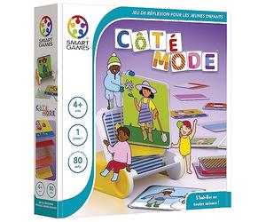 SmartGames | Lado Moda | Juego de lógica | Edad 4+ | Percepción Visual | 80 desafíos evolutivos | Juguete Educativo | Aprendizaje de Formas y Colores | Idea de Regalo para niños | 1 Jugador