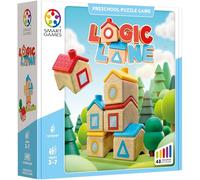 SmartGames - Logic Lane - Juego de rompecabezas educativo - Brainteaser - Desafíos de lógica y pensamiento multinivel - 1 jugador - Multilingüe - SG 044