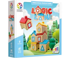 SmartGames - Logic Lane - Juego de rompecabezas educativo - Brainteaser - Desafíos de lógica y pensamiento multinivel - 1 jugador - Multilingüe - SG 044