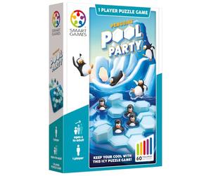 SmartGames - Penguins Pool Party | Juegos De Mesa para Niños | Juegos Educativos 6 Años O Más | Juego De Mesa Infantil | Rompecabezas Niños | Juegos Infantiles