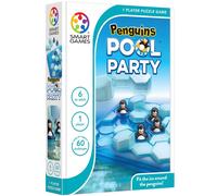 Smartgames Pingüinos Piscina Fiesta - 1 Jugador Rompecabezas Lógica para Niños
