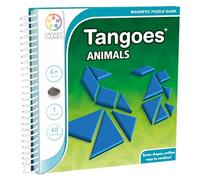 Smart Games Juego de viaje Tangoes Animales – Tangram magnético para 1 jugador
