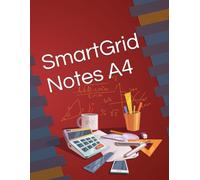 SmartGrid Notes A4: 110-Page Premium Cream Paper Notebook for Students, Math Lovers & Professionals | Ideal for Study, Office, Journaling & Global Planning