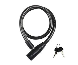 SmartGyro Candado Antirrobo, con Cable Flexible y Resistente, Universal para Patinetes Eléctricos y Bicicletas