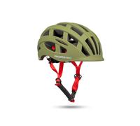 Smartgyro Helmet Urban Army- Casco Urbano y Montaña para Bicicletas y Patinetes Eléctricos, Talla L/M, Unisex, Múltiple Ventilación, Leds Traseros