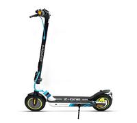 smartGyro Z-One Blue - Patinete Eléctrico Certificado de 36V, 400W de Potencia Máxima, Batería 8Ah, Autonomía 30Km, Ruedas de 10" Neumáticas, Triple Frenada, App, Certificado DGT, Segunda Generación