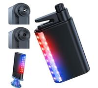 smartia - Martillo rompe Cristales 4 en 1, Modelo 2026, Cortador de cinturón de Seguridad, Luces de Emergencia LED, Sistema magnético para tu Coche y camión, Cristal de Prueba Incluido