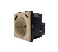 Smartify vPRO Módulo Tomada Inteligente Wifi c/ USB-C e USB-A c/ Medidor de Energia dourado - SYPMTUEWFDR