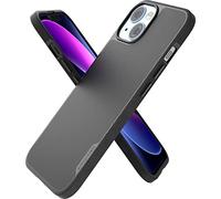 Smartish Funda Delgada para iPhone 14 - Gripmunk Compatible con MagSafe [Ligera + Protectora] Cubierta de Agarre Fino con Forro de Microfibra - Black Tie Affair