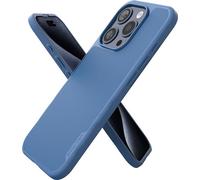 Smartish Funda Delgada para iPhone 15 Pro, Gripmunk Compatible con MagSafe [Ligera + Protectora], Funda magnética de Agarre Delgado con Forro de Microfibra, Azul en Verde