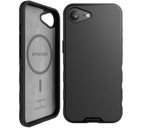 Smartish® - Funda Gripmunk Compatible con MagSafe para iPhone 16e, Funda magnética Delgada, Ligera y Protectora, Agarre Fino con Revestimiento de Microfibra para Apple iPhone 16e de 2025, Negro