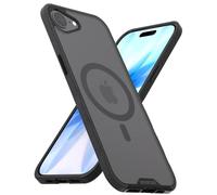 Smartish® - Funda Gripmunk compatible con MagSafe para iPhone 16e, funda magnética delgada, ligera y protectora, agarre fino con revestimiento de microfibra para Apple iPhone 16e de 2025, transparente