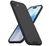 Smartish® - Funda Gripmunk Compatible con MagSafe para iPhone 16e, Funda magnética Delgada, Ligera y Protectora, Agarre Fino con Revestimiento de Microfibra para Apple iPhone 16e de 2025, Negro