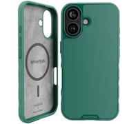 Smartish® - Funda Gripmunk magnética para iPhone 16, Compatible con MagSafe, Ligera y Protectora, Delgada y Fina con Revestimiento de Microfibra para Apple iPhone 16, Jade